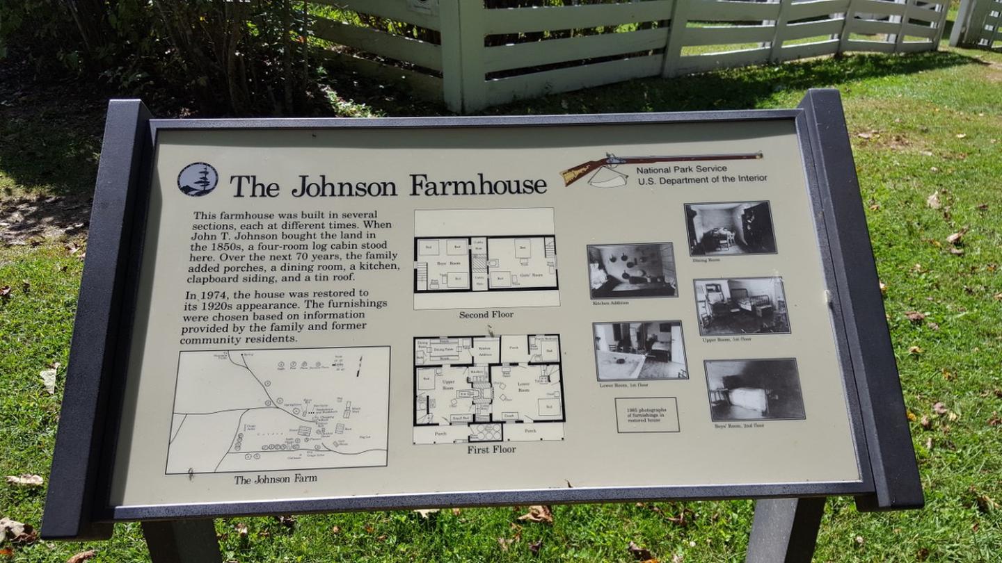 Information Sign Johnson Farm