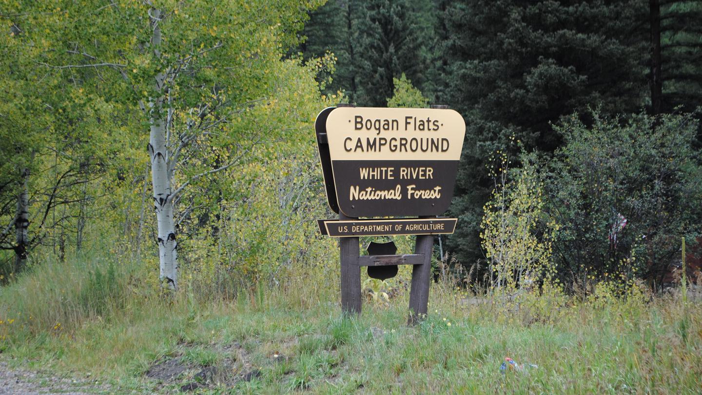 Bogan Flats Campground Main Entrance 