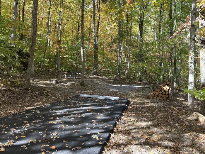A photo of Site 44 of Loop A at Look Rock Campground with Picnic Table, Fire Pit, Tent Pad