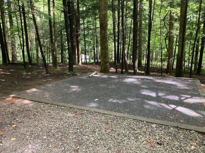 A photo of Site B17 of Loop B-Loop at COSBY CAMPGROUND with Tent Pad