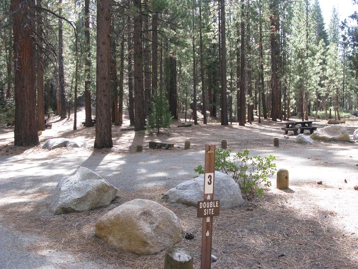 Mono Creek CampgroundSite number with spur