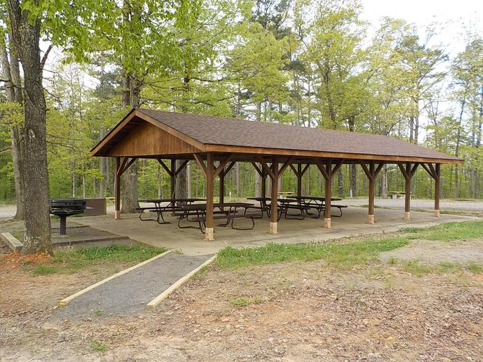 Picnic PavilionAccessible Picnic Pavilion in Campground