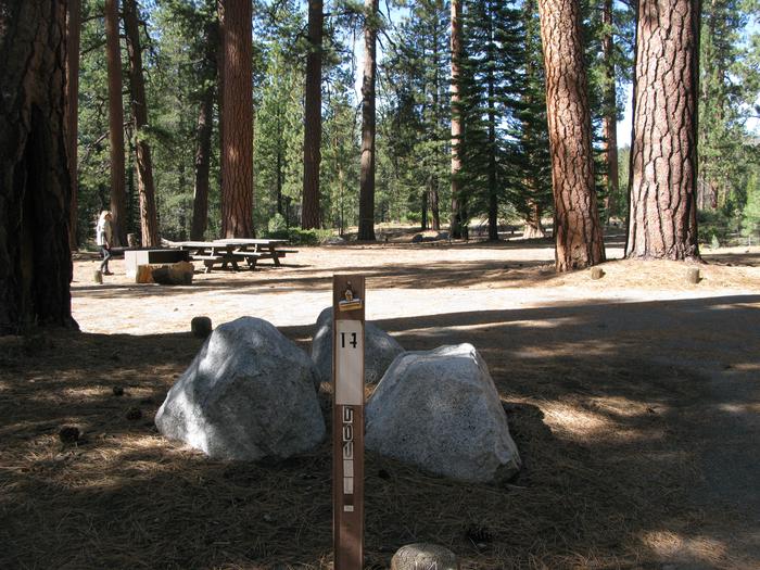 Mono Creek CampgroundSite number with spur