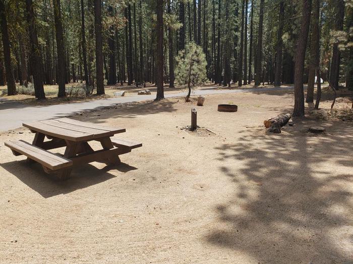 Spacious site with a balance of shade and sunlight.Boulder Creek Site 55