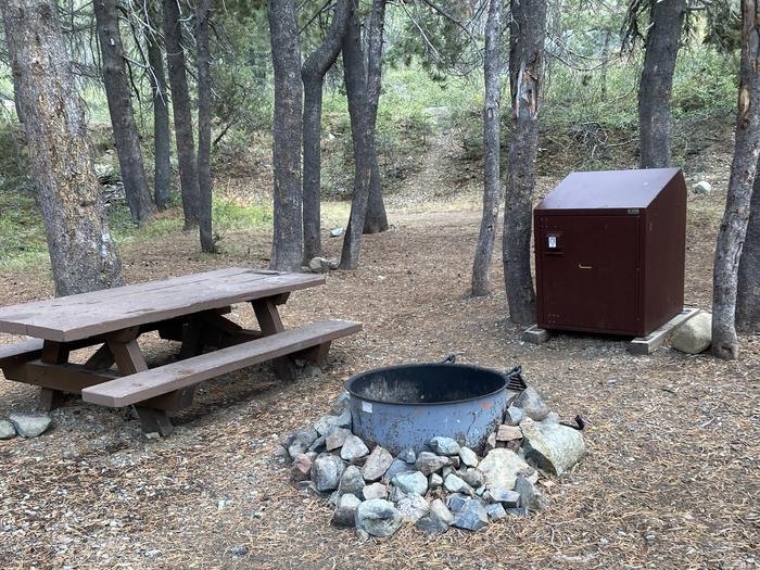 Gold Lake Campground, site 10Campsite near restroom with morning and evening shade. High clearance recommended.