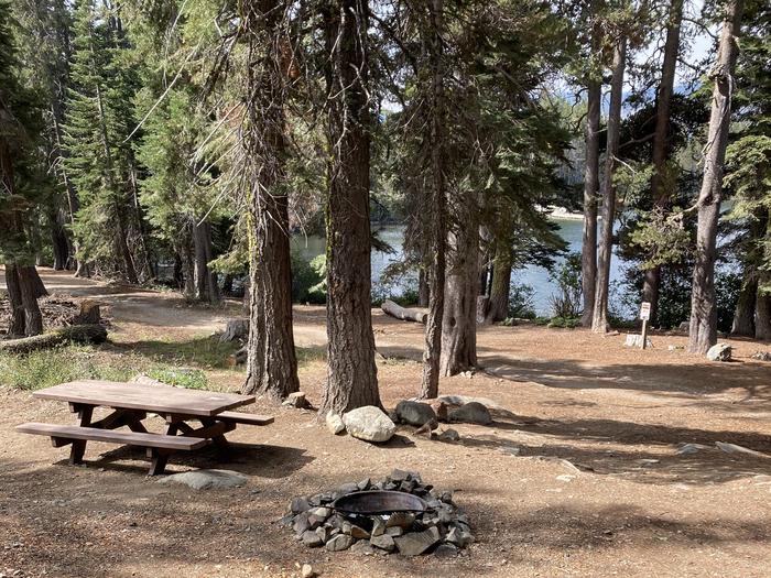 Gold Lake Campground, site 17Shady campsite with lake view. High clearance recommended.