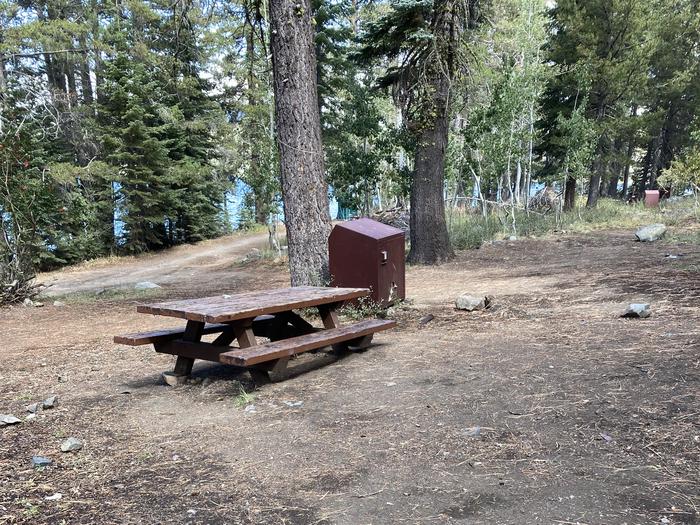 Gold Lake Campground, site 18Shady campsite close to the lake. High clearance recommended.