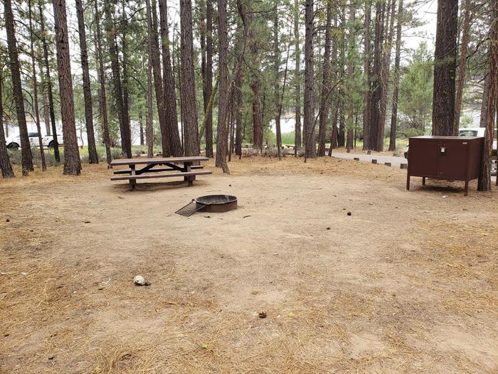 Spacious site with picnic table, fire ring and bear box.Long Point Site 32