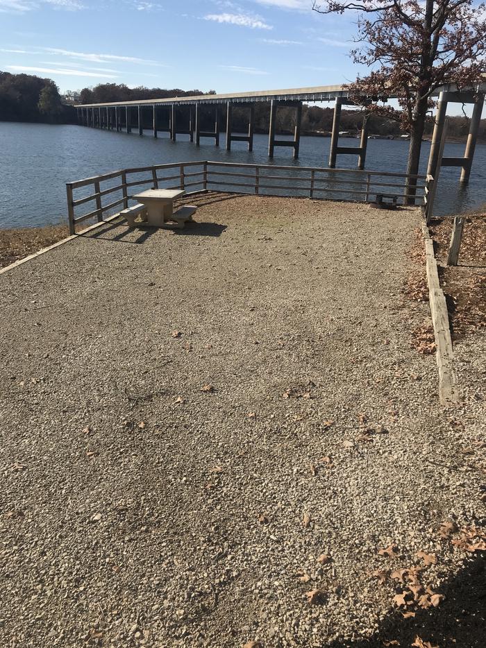 A photo of Site 010 of Loop NLAN at NEMO LANDING with Picnic Table, Shade, Waterfront, Lantern Pole