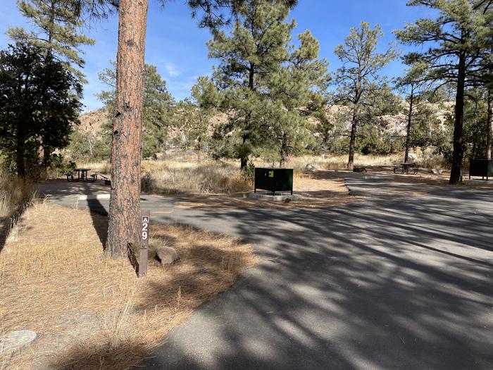 A photo of entrance to Site 29 of Loop Black Bear at JUNIPER CAMPGROUND