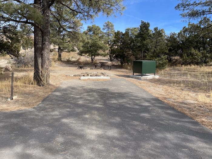 A photo of parking area at Site 33 of Loop Black Bear at JUNIPER CAMPGROUND