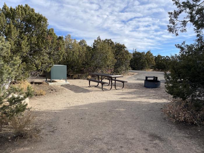 A photo of Site 2 of Loop Abert's Squirrel at JUNIPER CAMPGROUND with Picnic Table, Fire Pit