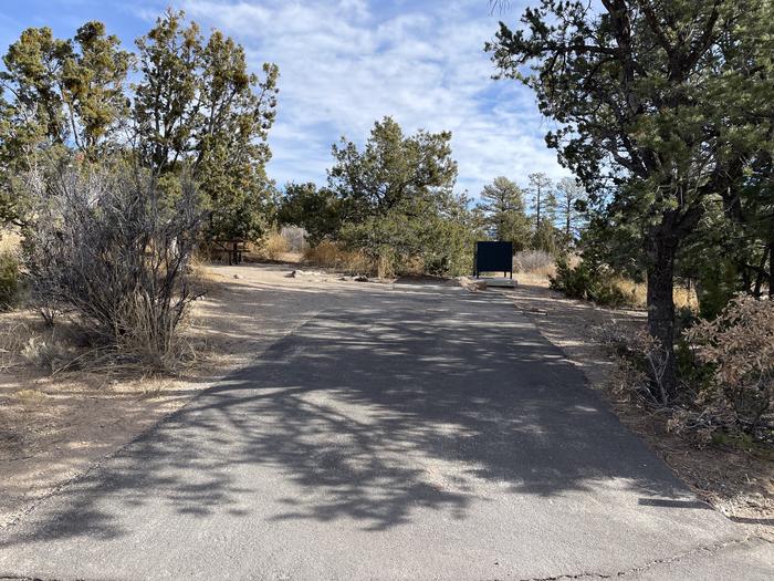A photo of parking area at Site 8 of Loop Abert's Squirrel at JUNIPER CAMPGROUND