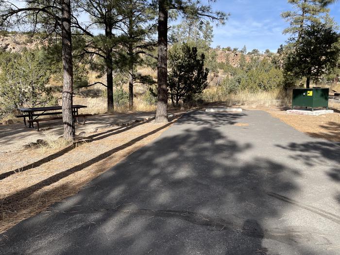 A photo of parking area at Site 28 of Loop Black Bear at JUNIPER CAMPGROUND