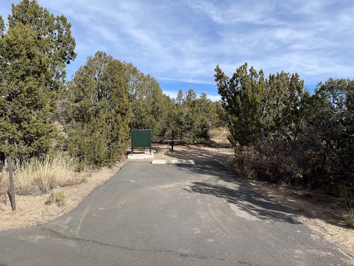 A photo of parking area at Site 15 of Loop Abert's Squirrel at JUNIPER CAMPGROUND