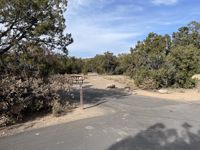 A photo of Site 4 of Loop Abert's Squirrel at JUNIPER CAMPGROUND with No Amenities Shown
