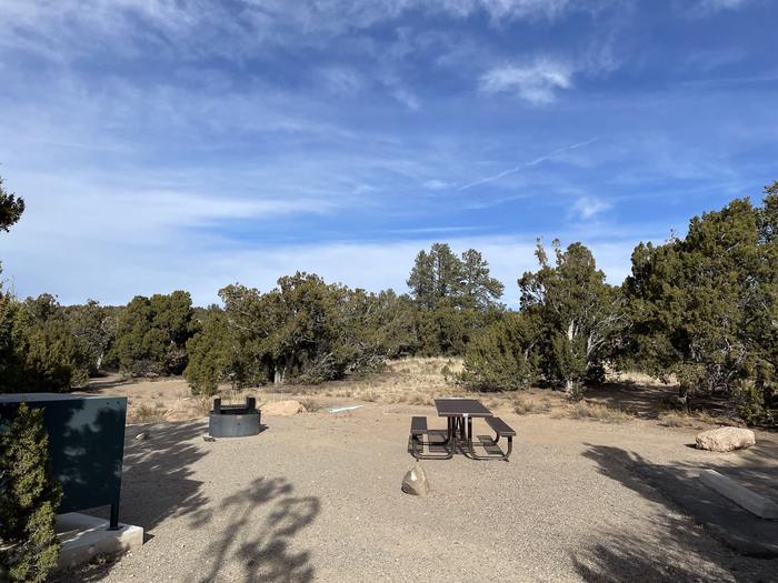 A photo of Site 4 of Loop Abert's Squirrel at JUNIPER CAMPGROUND with Picnic Table, Fire Pit