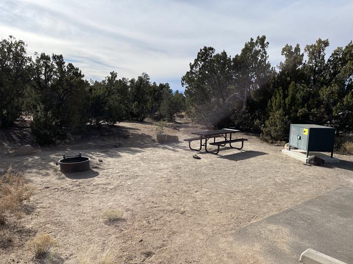 A photo of Site 13 of Loop Abert's Squirrel at JUNIPER CAMPGROUND with Picnic Table, Fire Pit, Food Storage