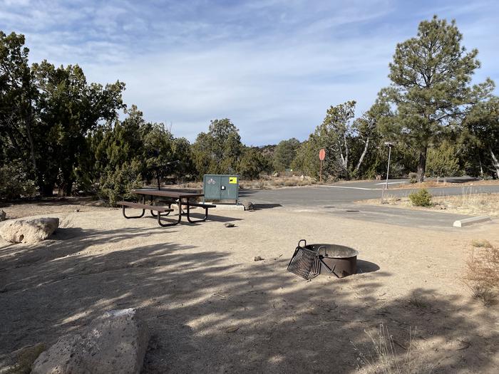 A photo of Site 13 of Loop Abert's Squirrel at JUNIPER CAMPGROUND showing whole campsite