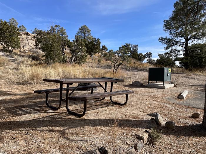 A photo of Site 31 of Loop Black Bear at JUNIPER CAMPGROUND with Picnic Table, Food Storage