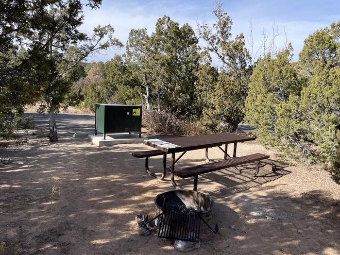 A photo of Site 22 of Loop Black Bear at JUNIPER CAMPGROUND with Picnic Table, Fire Pit, Food StorageA photo of Site 22 of Loop Black Bear at JUNIPER CAMPGROUND with Picnic Table, Fire Pit, Food Storage. Site footprint very small. Best for small-medium tents. 
