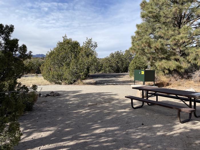 A photo of Site 12 of Loop Abert's Squirrel at JUNIPER CAMPGROUND showing whole campsite 