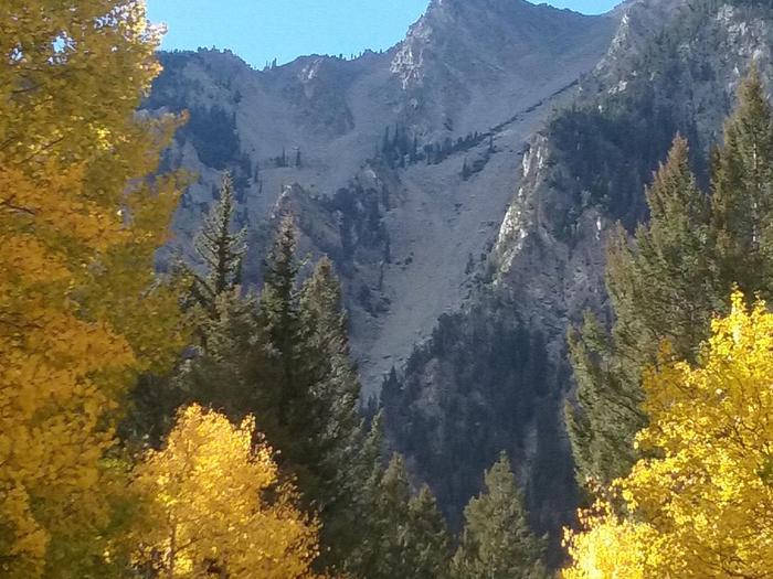 Mountains, fall foliageCascade Campground