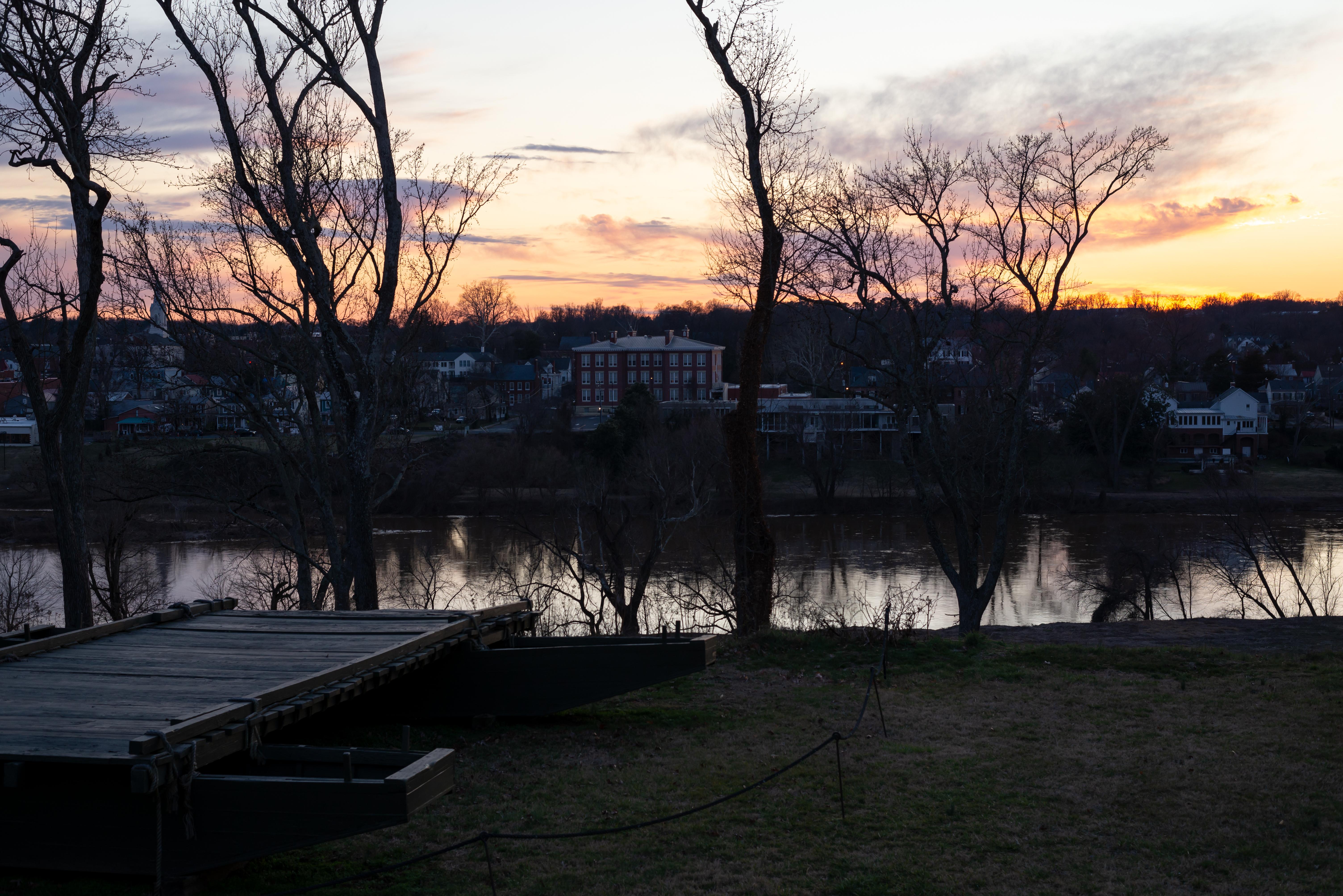 Looking Across the Rappahannock from Chatham