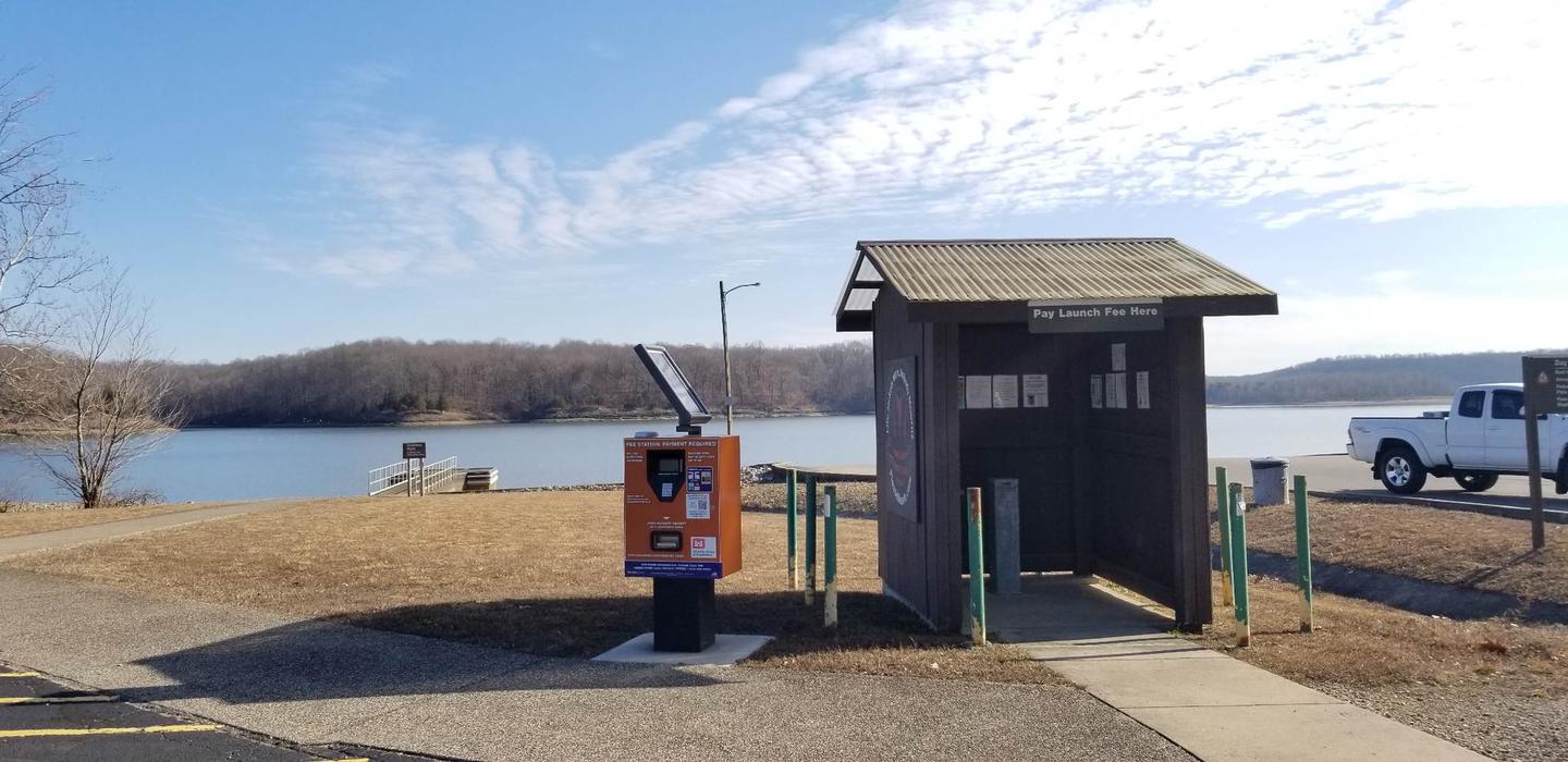Automated Fee Machine to pay boat launch fee