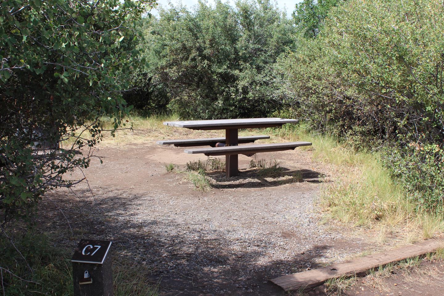 C7 siteCt site and picnic area