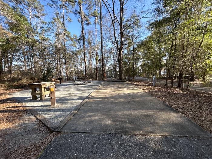 A photo of Site 59 of Loop SLOO at HARDRIDGE CREEK with Picnic Table, Electricity Hookup, Sewer Hookup, Fire Pit, Shade, Full Hookup, Lantern Pole, Water Hookup