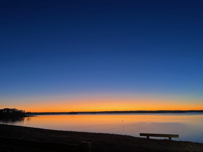 Sunrise over Lake Sidney Lanier