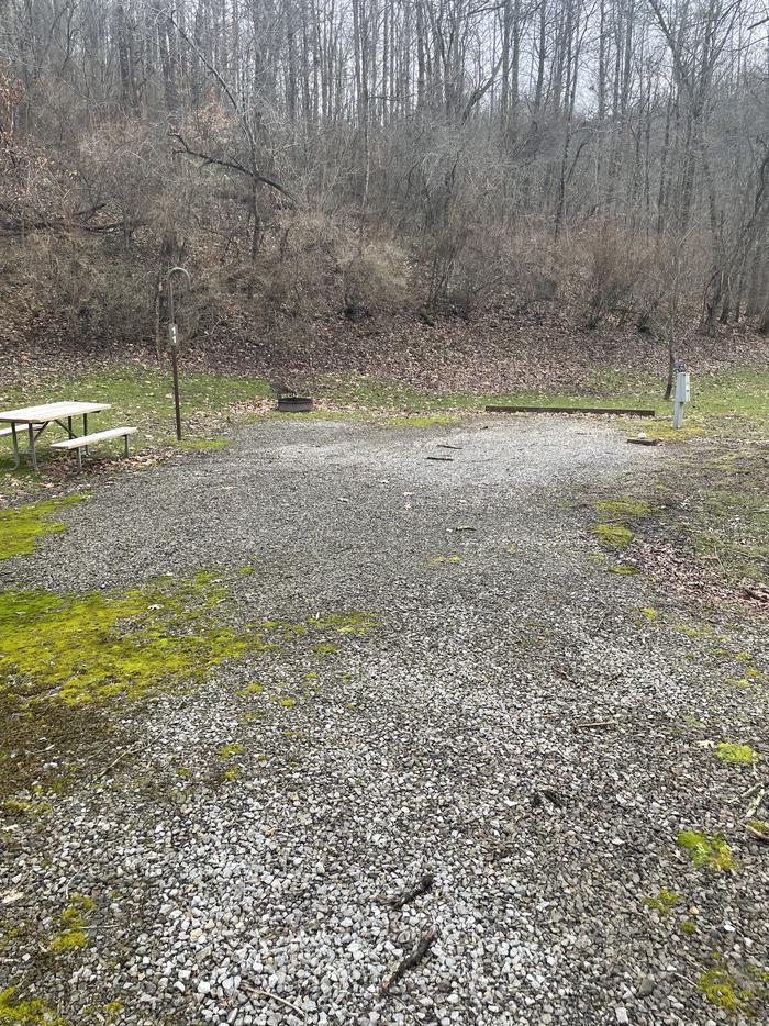 A photo of Site 011 of Loop  at Riffle Run Campground with Picnic Table, Fire Pit, Full Hookup, Lantern Pole