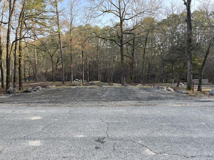 A photo of Site 01 of Loop A at Crystal Springs (AR) with parking 