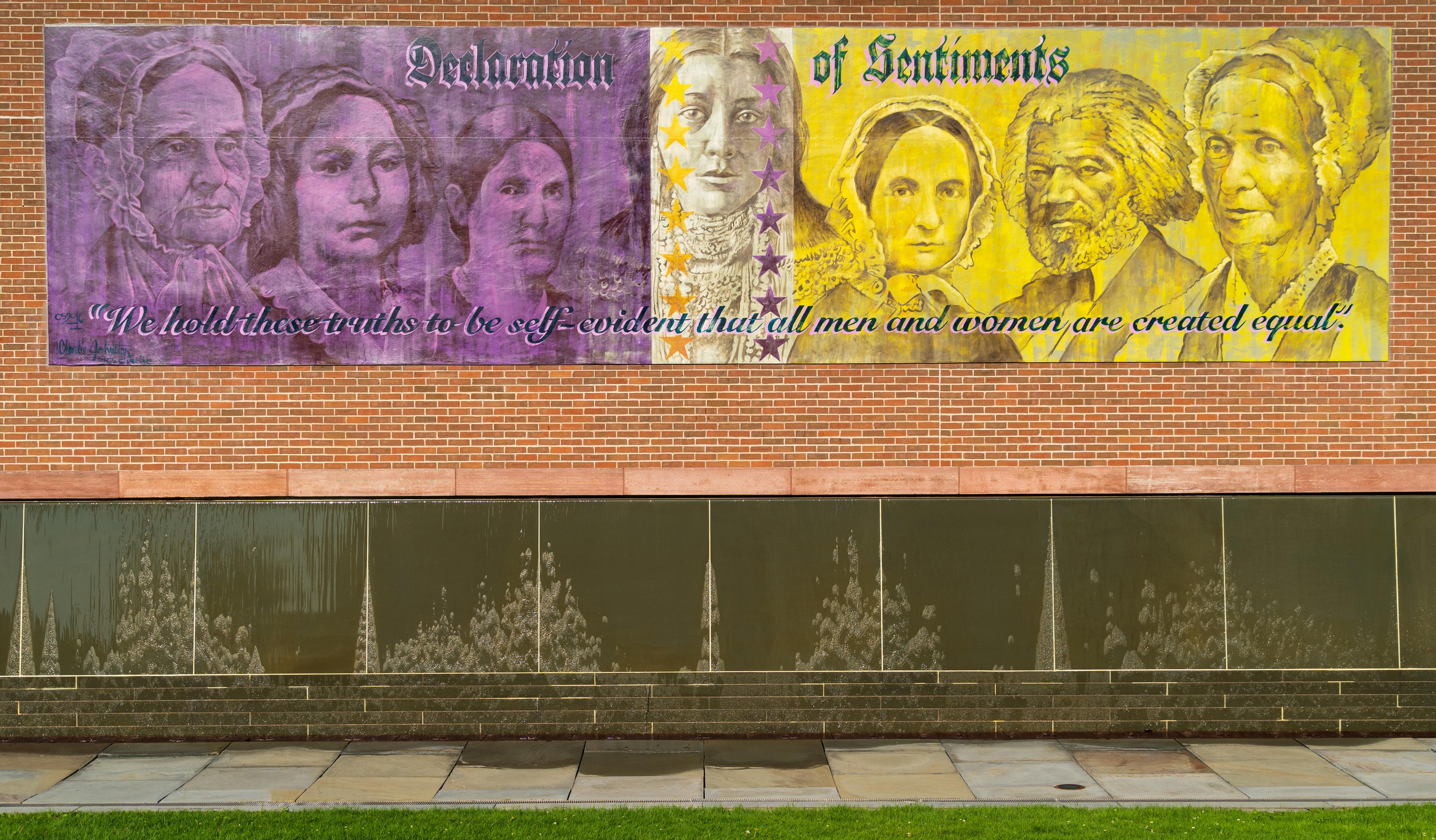Waterwall and Mural