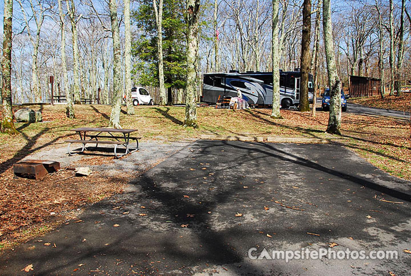 Lewis Mountain Campsite #2Lewis Mountain campsite #2