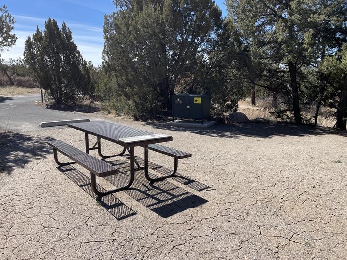 A photo of Site 26 of Loop Black Bear at JUNIPER CAMPGROUND with Picnic Table, Food Storage