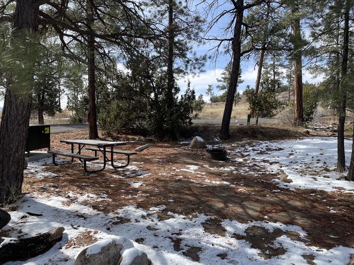 A photo of Site 42 of Loop Coyote  at JUNIPER CAMPGROUND with Picnic Table, Fire Pit