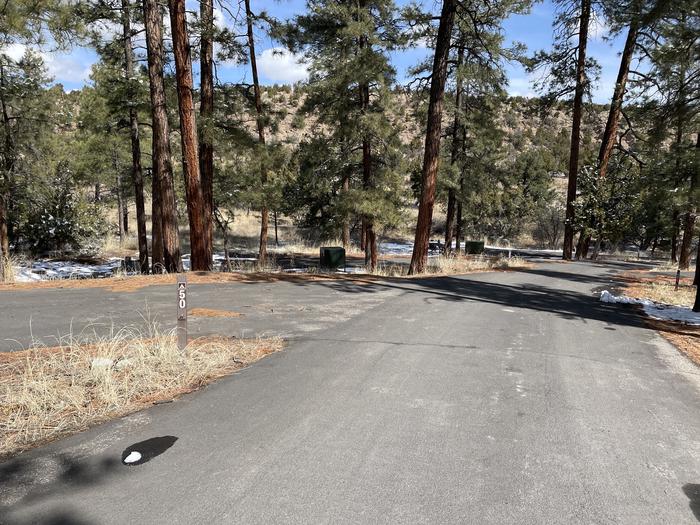 A photo of entrance to Site 50 of Loop Coyote  at JUNIPER CAMPGROUND