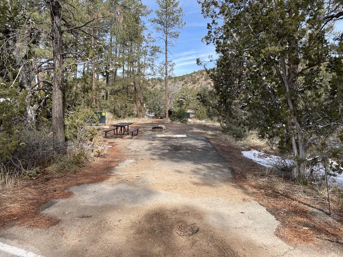 A photo of pull-in parking at Site 39 of Loop Coyote  at JUNIPER CAMPGROUND