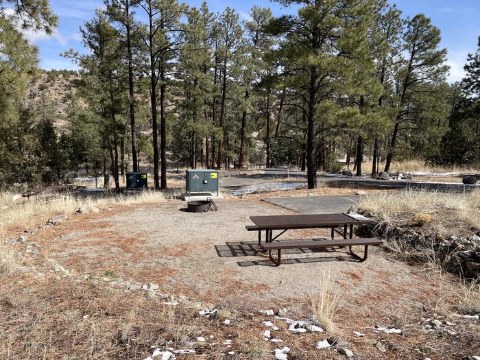 A photo of Site 48 of Loop Coyote  at JUNIPER CAMPGROUND with Picnic Table, Fire Pit, Food Storage