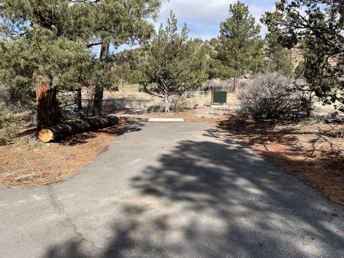 A photo of pull-in driveway at Site 57 of Loop Coyote  at JUNIPER CAMPGROUND