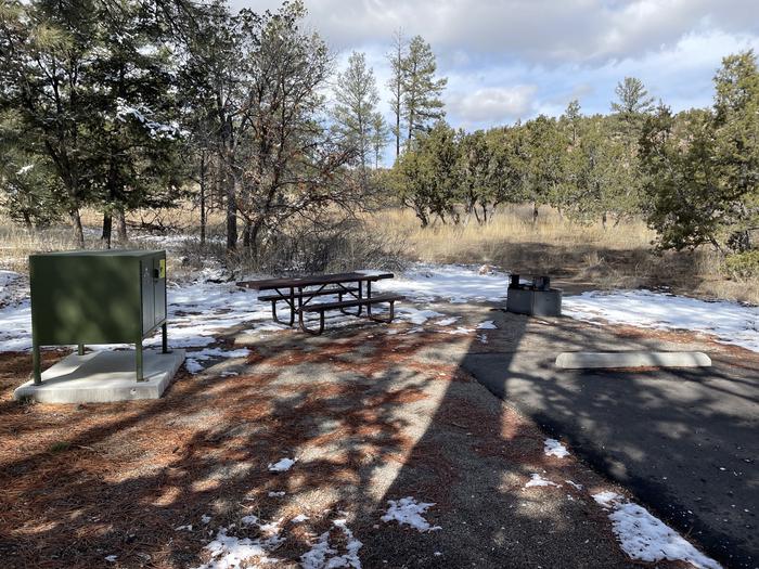 A photo of Site 53 of Loop Coyote  at JUNIPER CAMPGROUND with Picnic Table, Fire Pit, Food Storage