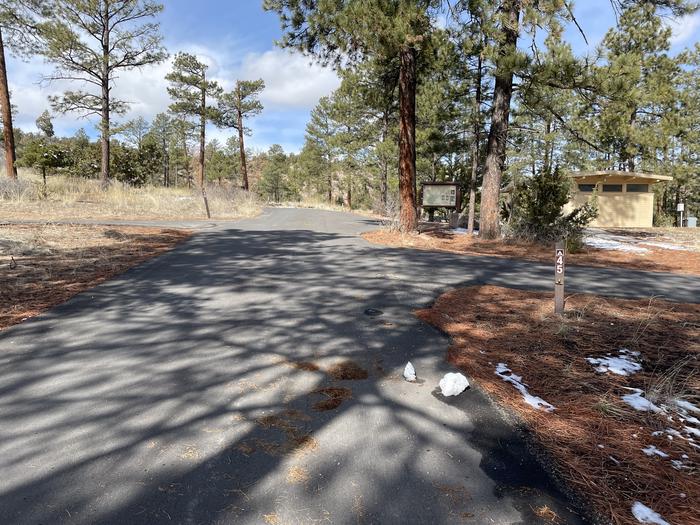 A photo of entrance to Site 45 of Loop Coyote  at JUNIPER CAMPGROUND