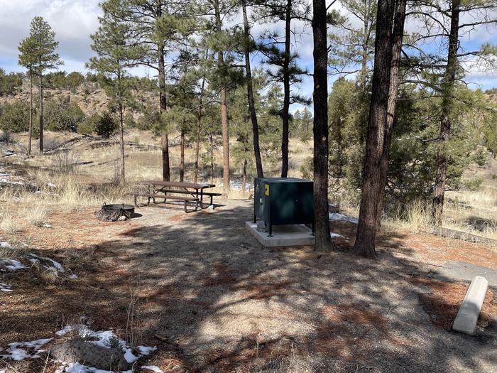 A photo of Site 49 of Loop Coyote  at JUNIPER CAMPGROUND with Picnic Table, Fire Pit, Food Storage