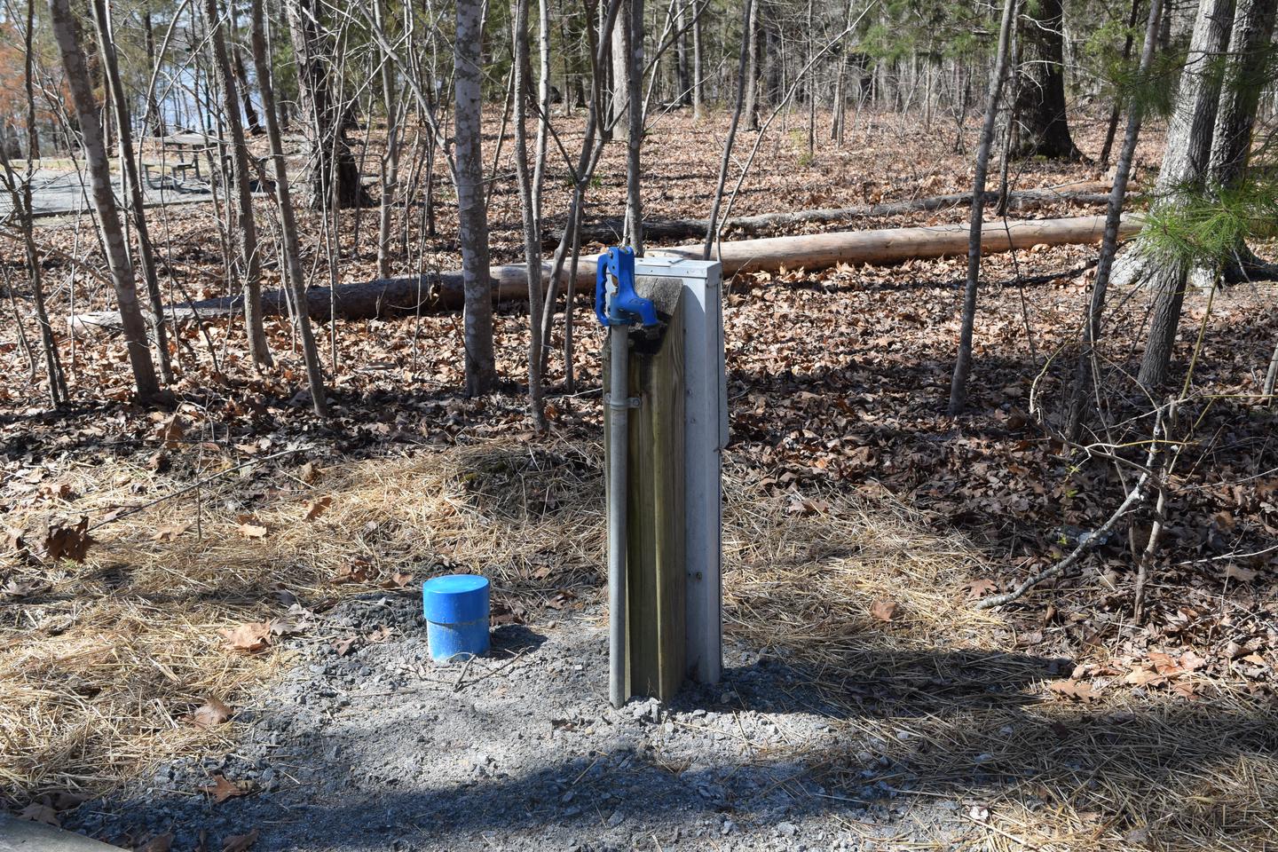 Longwood Site #2 utilitiesLongwood site #2 water spigot and electricity pedestal. 