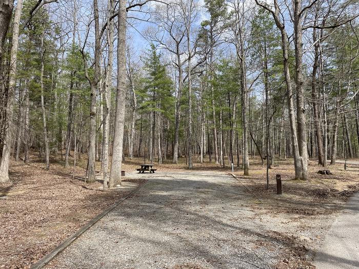 A photo of Site 067 of Loop C at INDIAN BOUNDARY with Picnic Table, Electricity Hookup, Fire Pit
