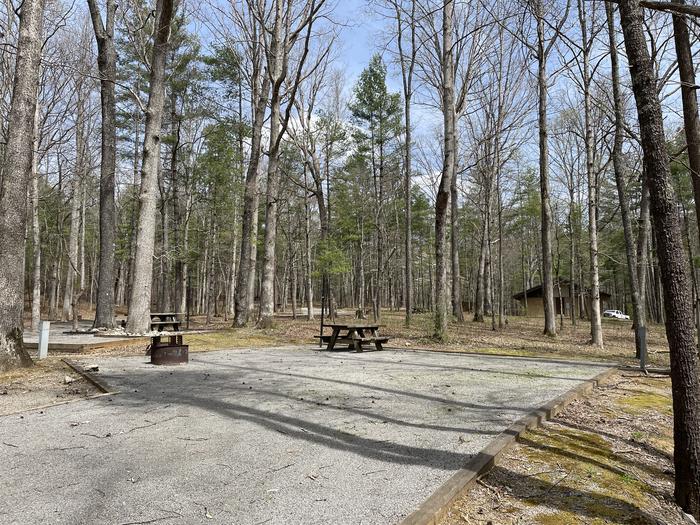 A photo of Site 071 of Loop C at INDIAN BOUNDARY with Picnic Table, Electricity Hookup, Fire Pit