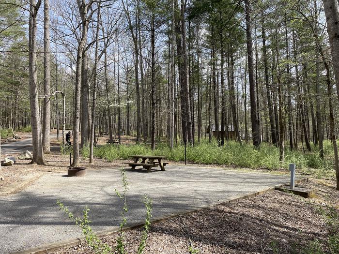 A photo of Site 011 of Loop A at INDIAN BOUNDARY with Picnic Table, Electricity Hookup, Fire Pit