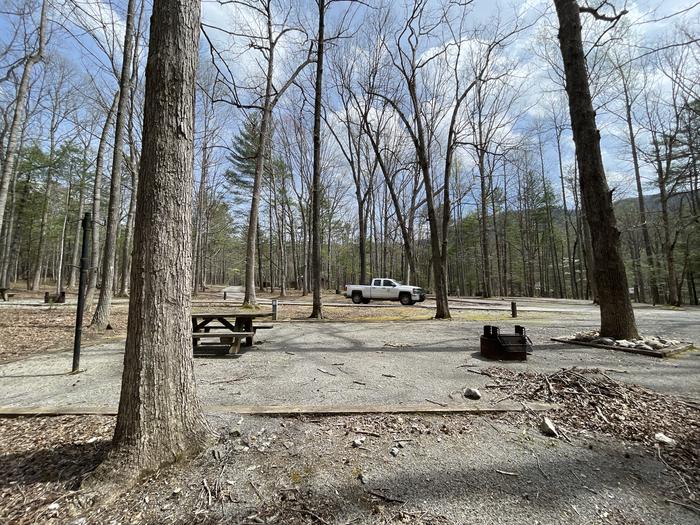 A photo of Site 070 of Loop C at INDIAN BOUNDARY with Picnic Table, Electricity Hookup, Fire Pit